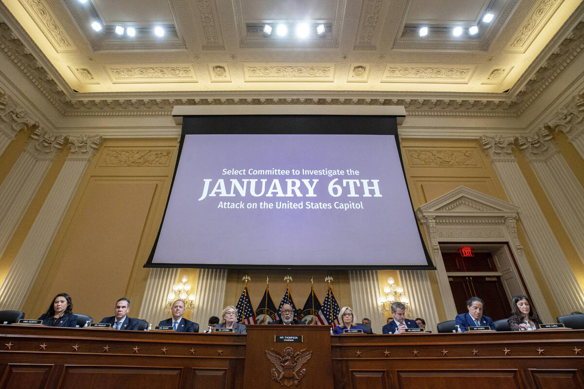 Chairman Bennie Thompson, D-Miss., speaks as the House select committee investigating the Jan. ...