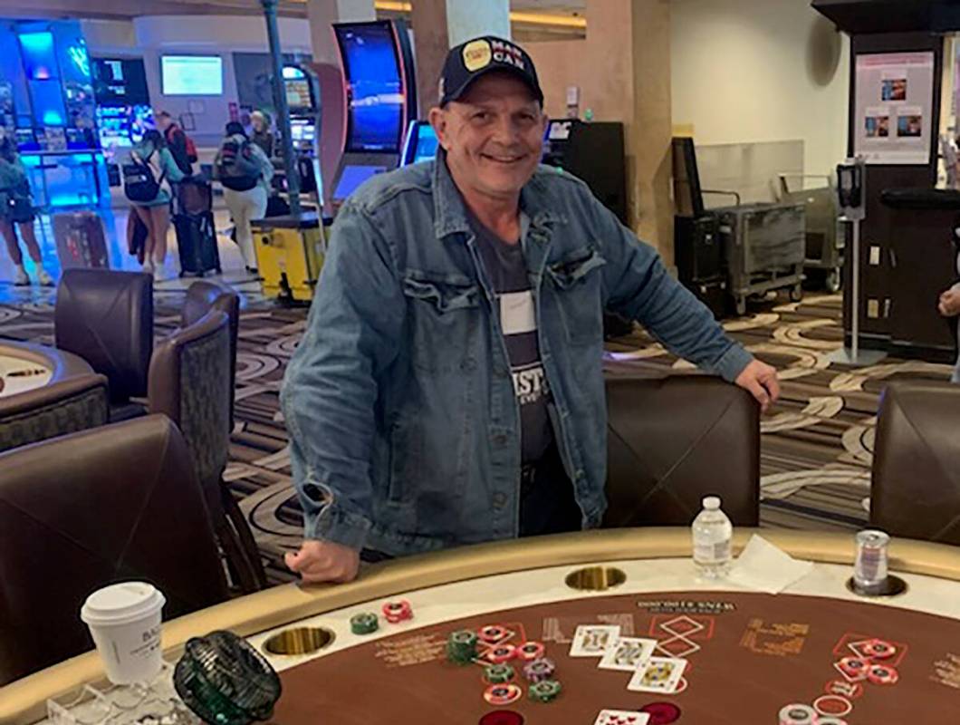 Jeff Reeves of Cortez, Colo., hit a royal flush in Three Card Poker and won nearly $500,000 at ...