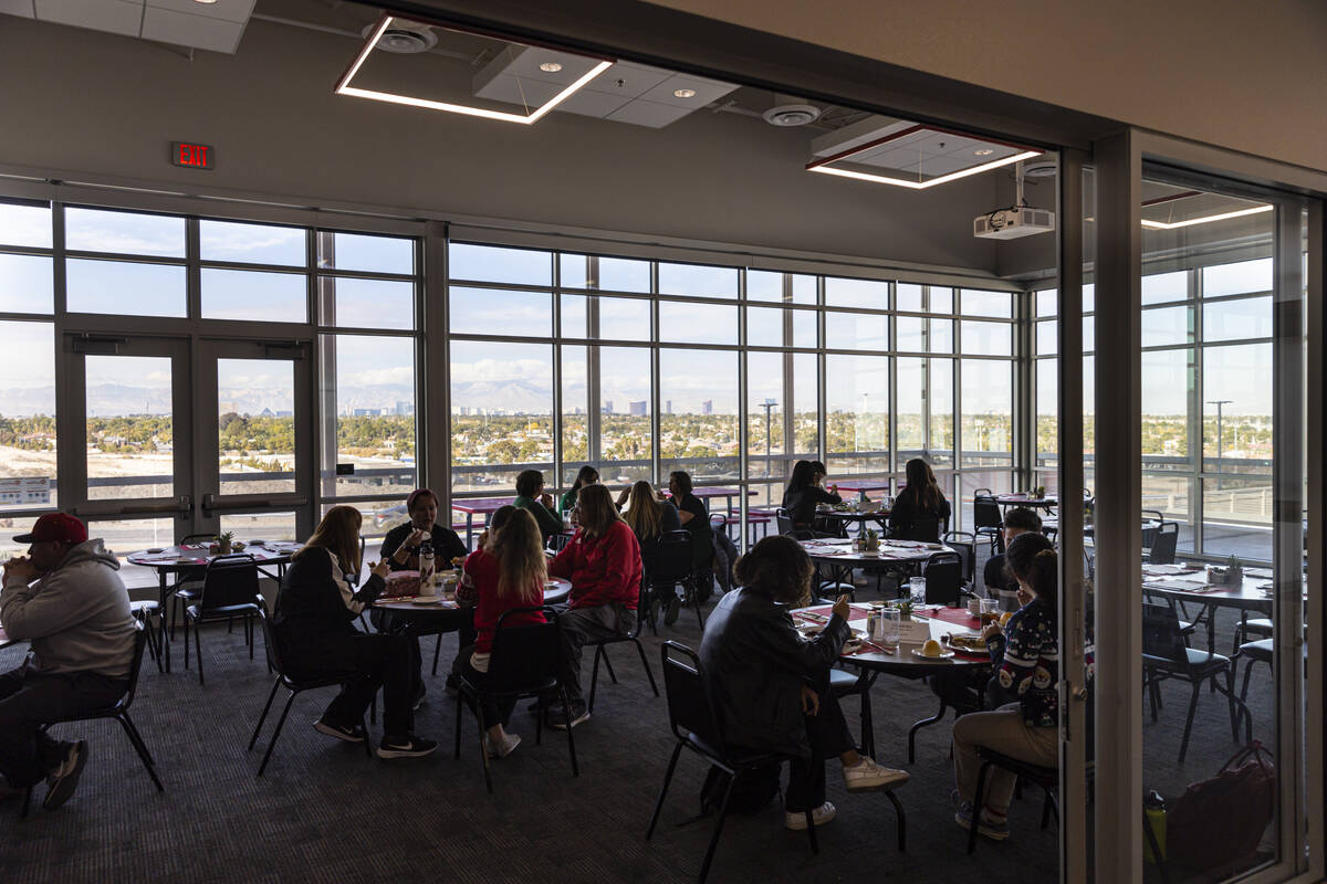 Students and staff dine at The Whitney, a student-operated restaurant at Southeast Career Techn ...