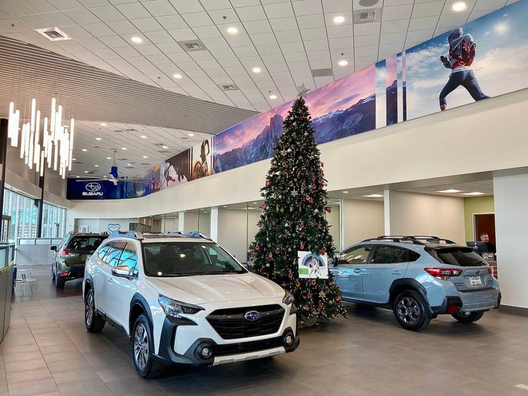 Centennial Subaru’s showroom measures a massive 11,018 square feet. (Centennial Subaru)