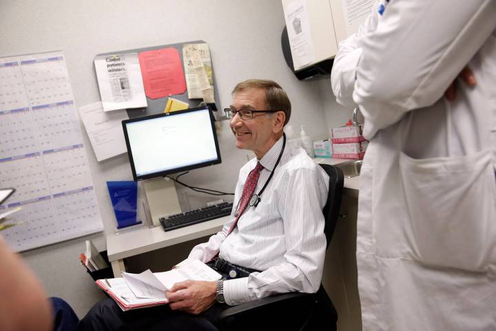 Dr. Nicholas J. Vogelzang (Christian K. Lee/Las Vegas Review-Journal)