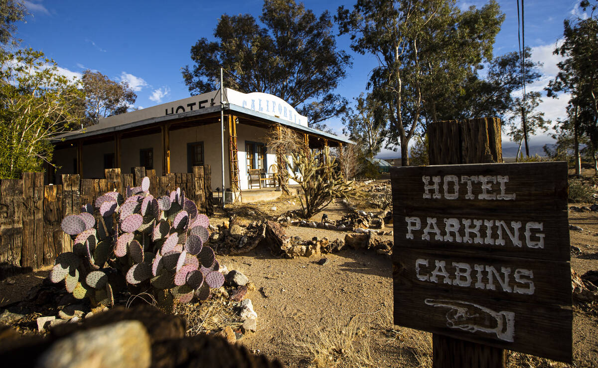 Hotel California in Nipton, Calif., a small desert town purchased by entertainment company Spie ...