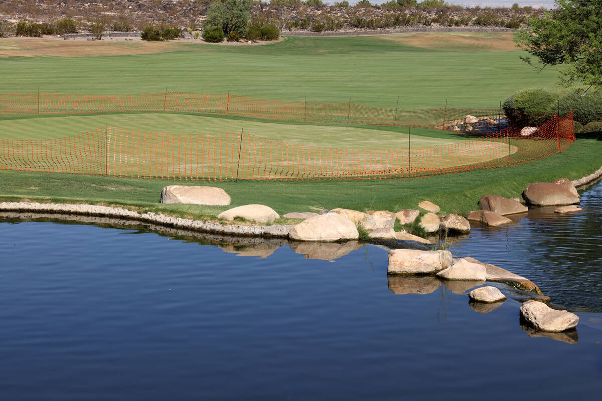 Bandera Bermuda grass on the 9th fairway at Anthem Country Club in Henderson Tuesday, Sept. 6, ...