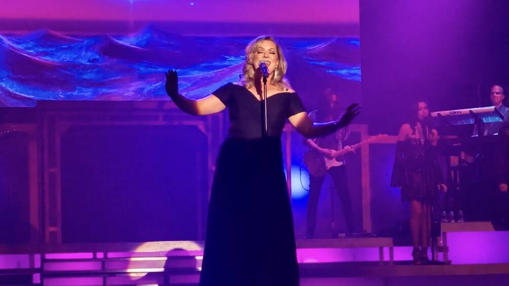 Janae Longo plays Adele in "Legendary Divas" at the Tropicana on the Las Vegas Strip. (Legends ...