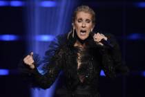 FILE - Celine Dion announces Courage World Tour, set to kick-off on September 18, 2019, during ...