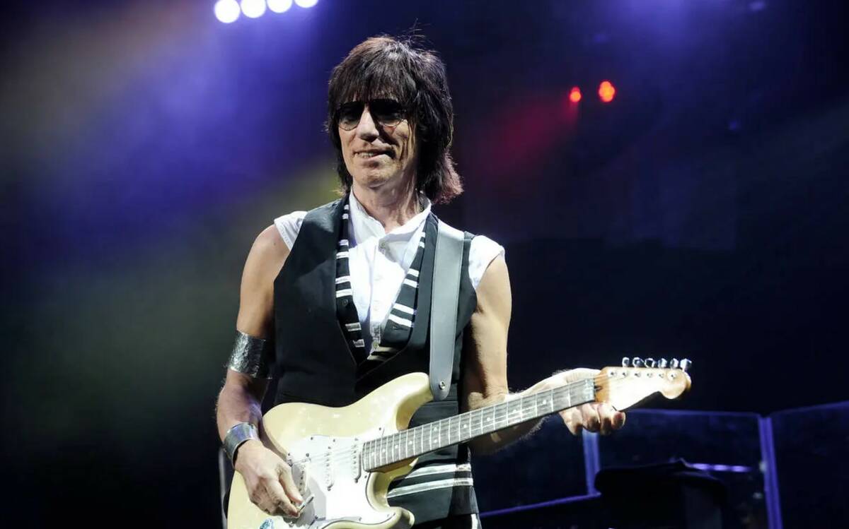 Guitarist Jeff Beck performs in concert at Madison Square Garden on Thursday, Feb. 18, 2010 in ...