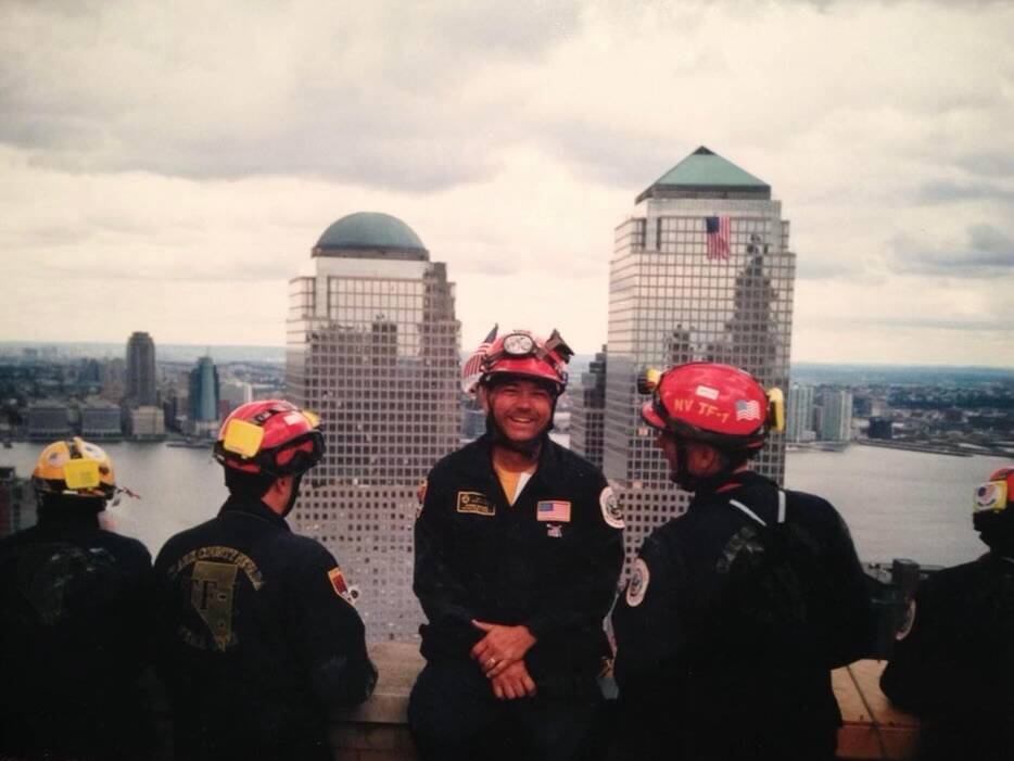 Captain Dennis Snider, who spent three decades with the Clark County Fire Department, is shown ...