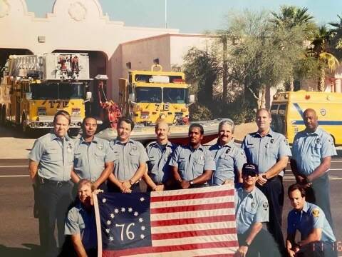 Captain Dennis Snider, who spent three decades with the Clark County Fire Department, is shown ...