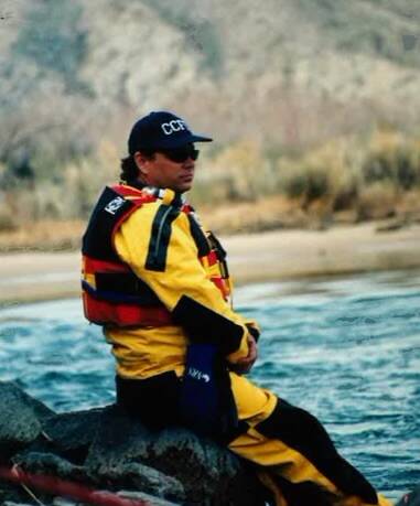 Captain Dennis Snider, who spent three decades with the Clark County Fire Department, is shown ...