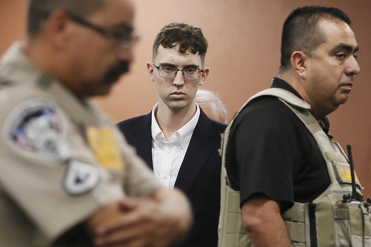 FILE - In the is Oct. 10, 2019 file photo, El Paso Walmart shooting suspect Patrick Crusius ple ...