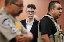 FILE - In the is Oct. 10, 2019 file photo, El Paso Walmart shooting suspect Patrick Crusius ple ...