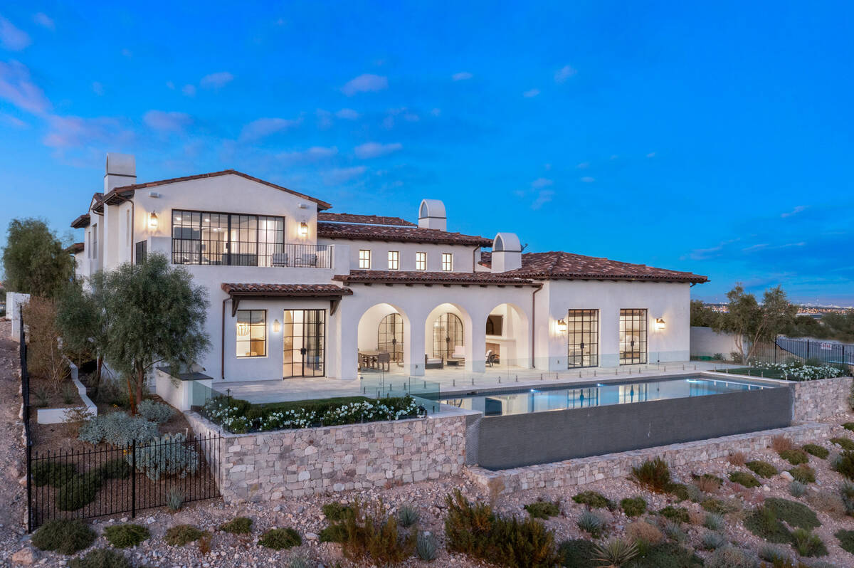 A luxury house in The Summit Club, a wealthy enclave in Las Vegas' Summerlin community, sold in ...