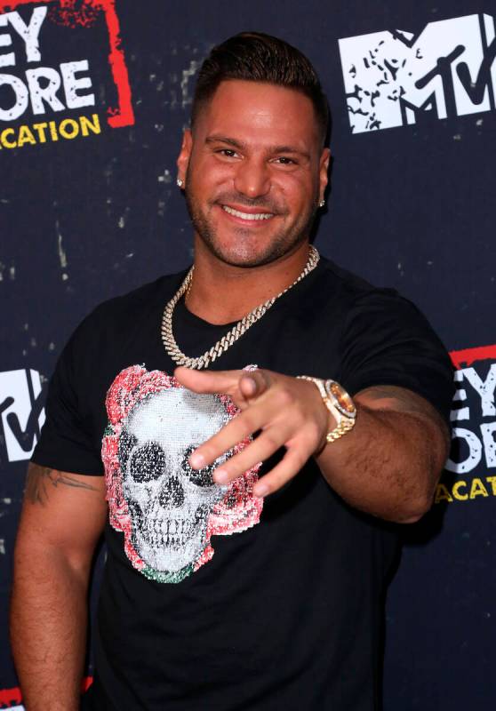 Ronnie Ortiz-Magro arrives at the L.A. premiere of "Jersey Shore Family Vacation" in Los Angele ...
