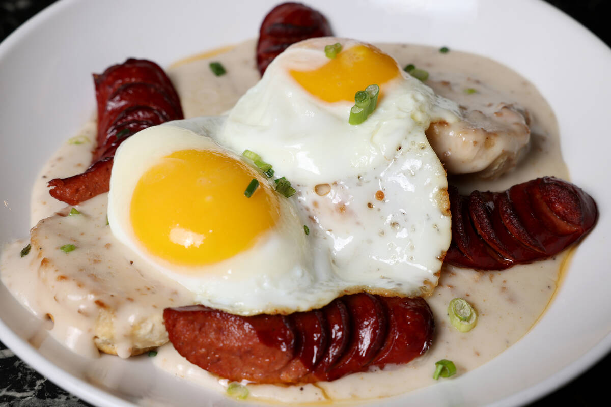 Tremaine’s Biscuits & Gravy at Zenaida's Cafe on East Tropicana Avenue in Las Vegas ...