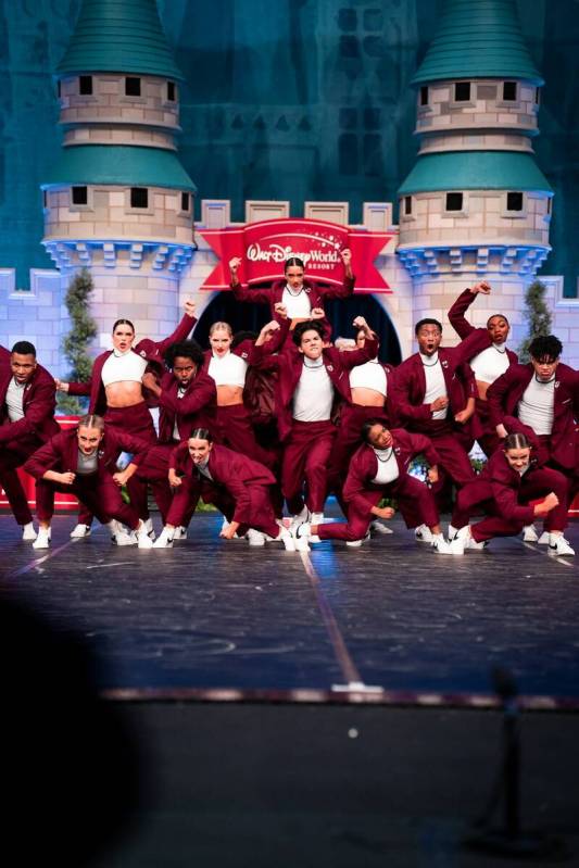 UNLV's Rebel Girls & Company perform their hip-hop routine at the 2023 Universal Dance Associat ...