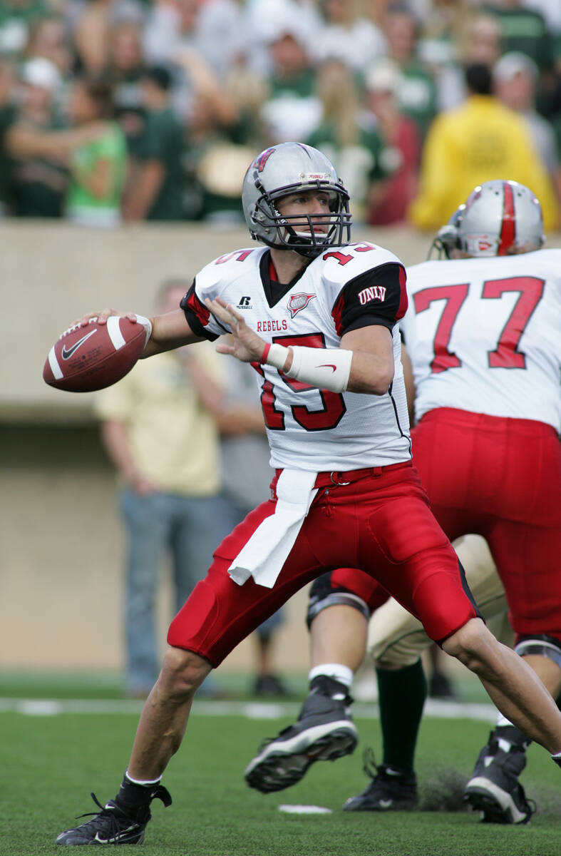 Former UNLV quarterback Shane Steichen. Photo courtesy of UNLV.