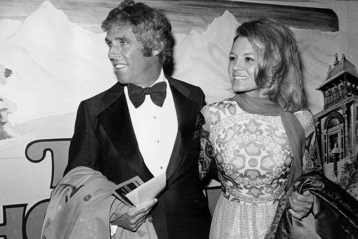 Newlyweds Burt Bacharach and Angie Dickinson, who were married recently in Las Vegas, appear to ...