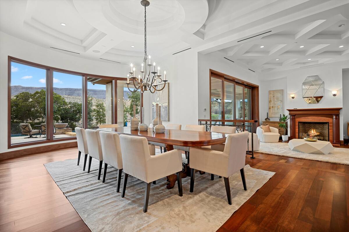 A luxury house in Las Vegas' Summerlin community, seen here, is on the market for $6.5 million. ...