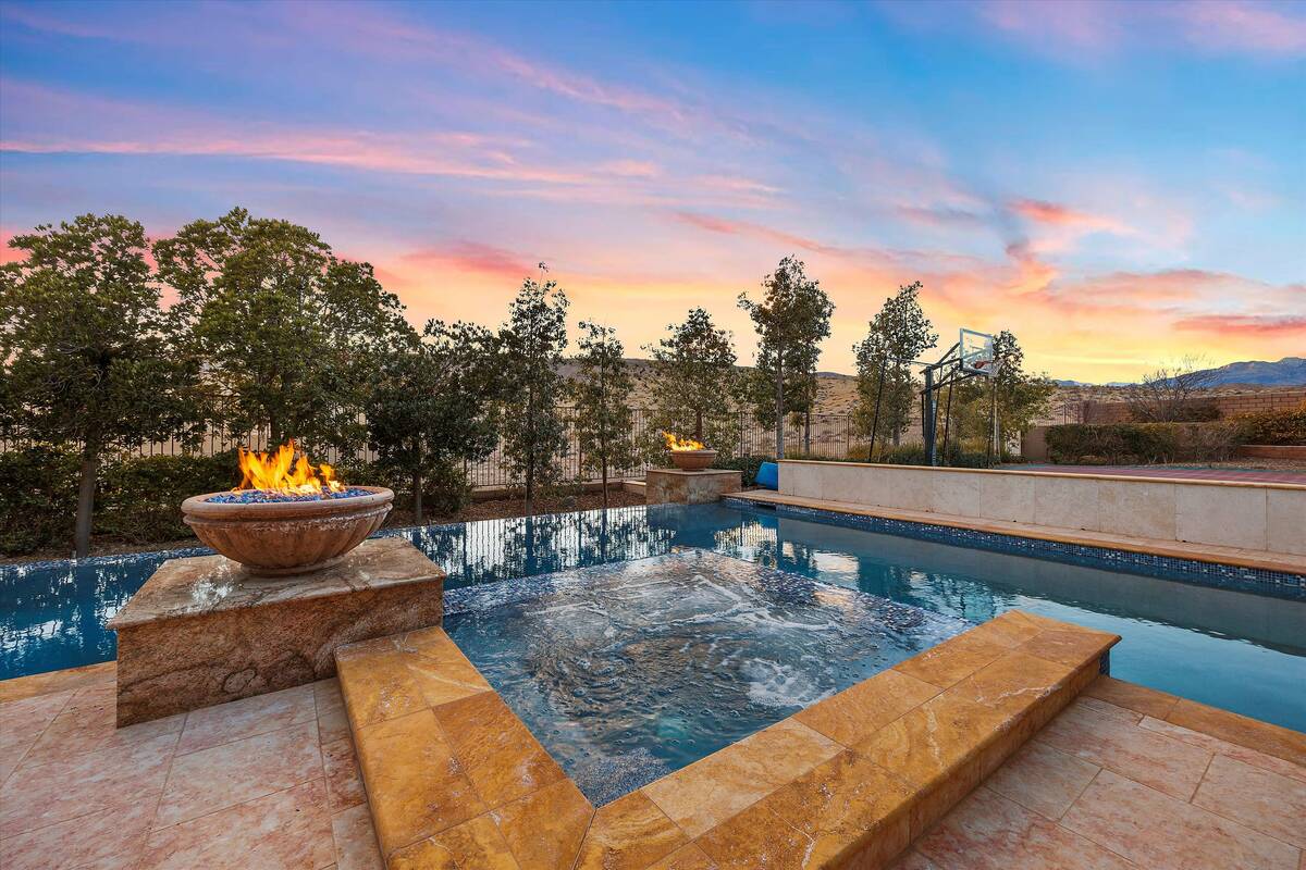 A luxury house in Las Vegas' Summerlin community, seen here, is on the market for $6.5 million. ...