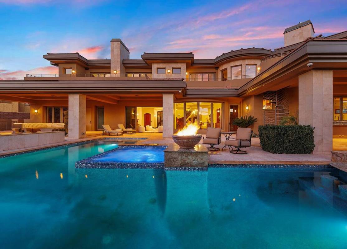 A luxury house in Las Vegas' Summerlin community, seen here, is on the market for $6.5 million. ...