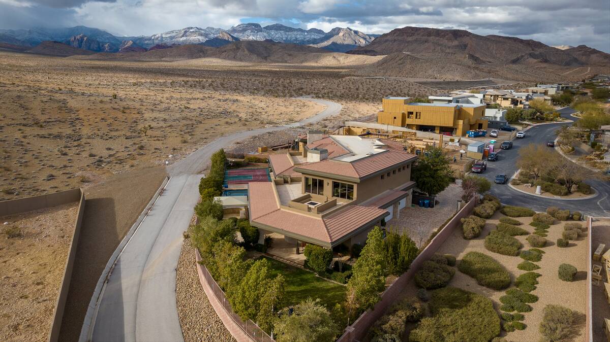 A luxury house in Las Vegas' Summerlin community, seen here, is on the market for $6.5 million. ...