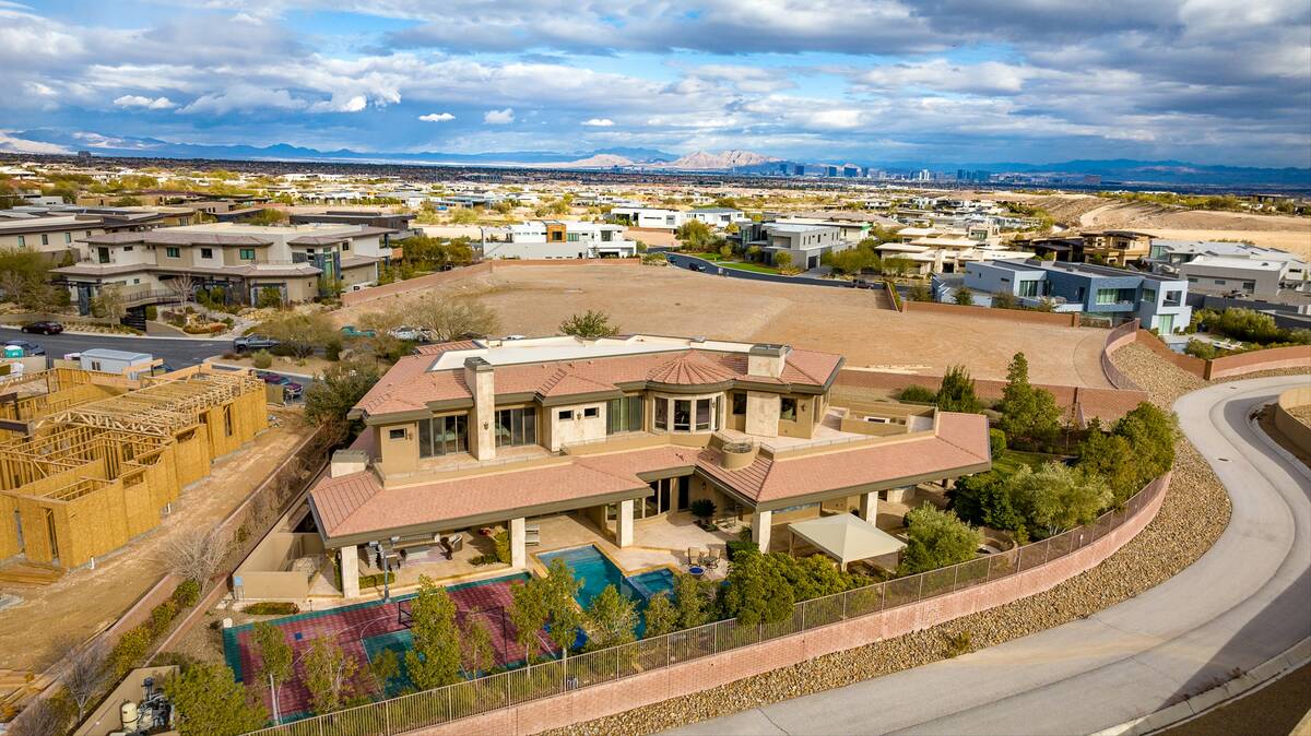 A luxury house in Las Vegas' Summerlin community, seen here, is on the market for $6.5 million. ...