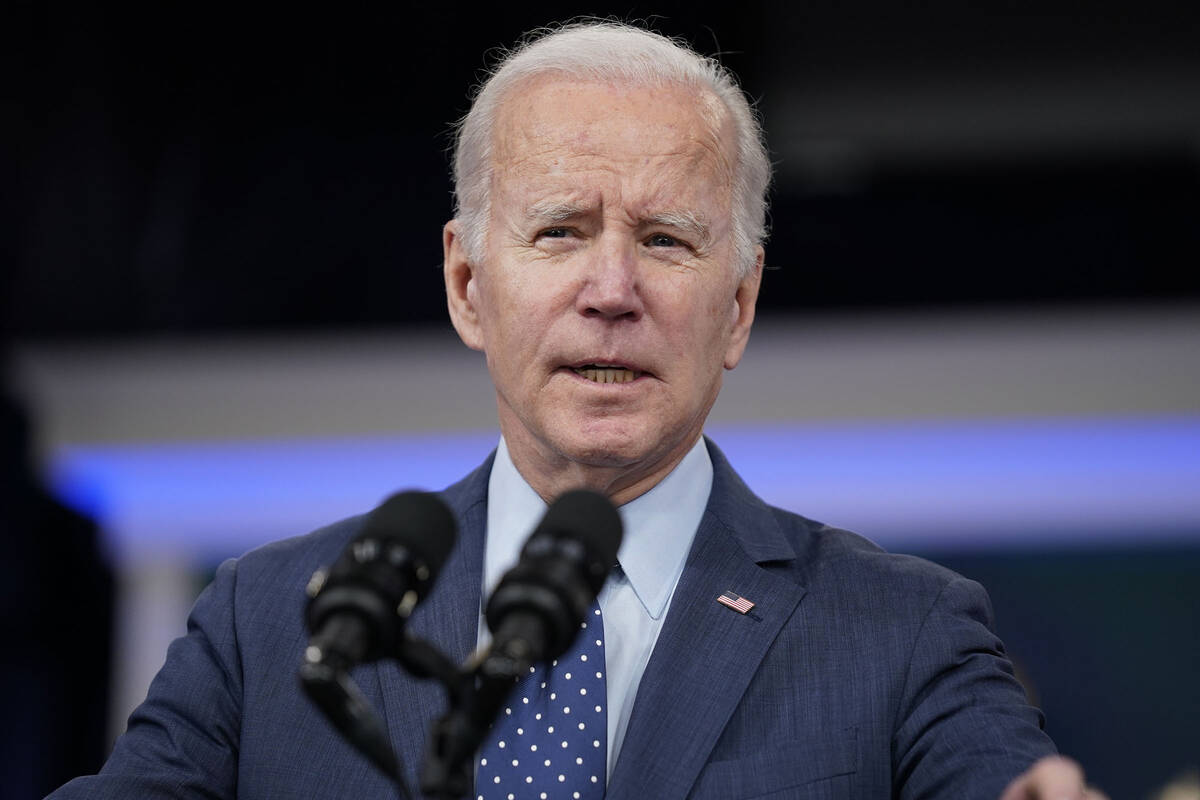 President Joe Biden delivers remarks on the Chinese surveillance balloon and other unidentified ...