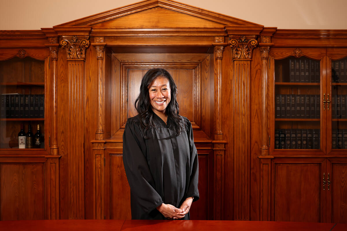 Nevada Supreme Court Justice Patricia Lee at the Supreme Court building in Las Vegas Friday, Fe ...