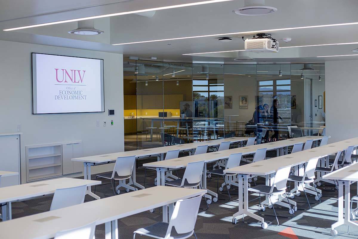 A UNLV classroom (Las Vegas Review-Journal)