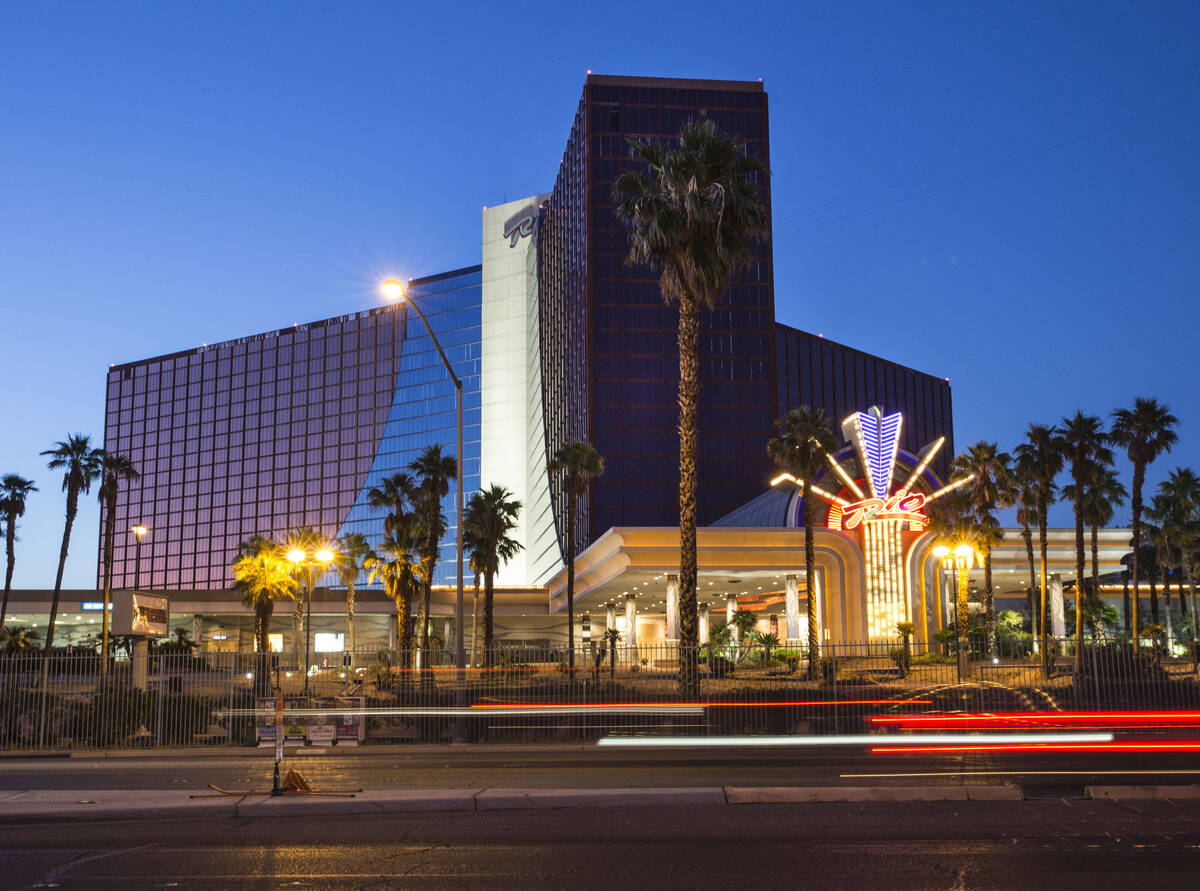 The Rio hotel-casino is seen in 2020 in Las Vegas. (Bizuayehu Tesfaye/Las Vegas Review-Journal)