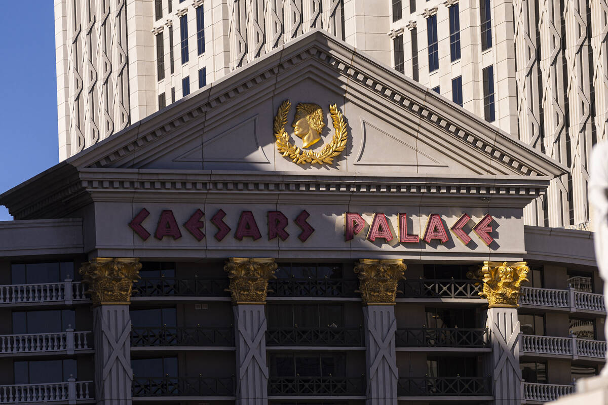 Caesars Palace on the Strip (Chase Stevens/Las Vegas Review-Journal)
