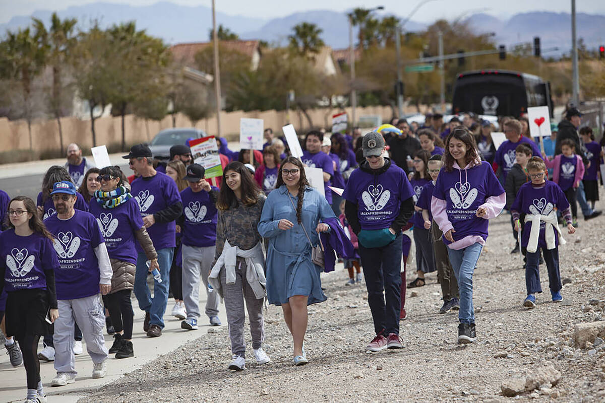 The Friendship Circle Las Vegas, a nonprofit organization for individuals with special needs, w ...