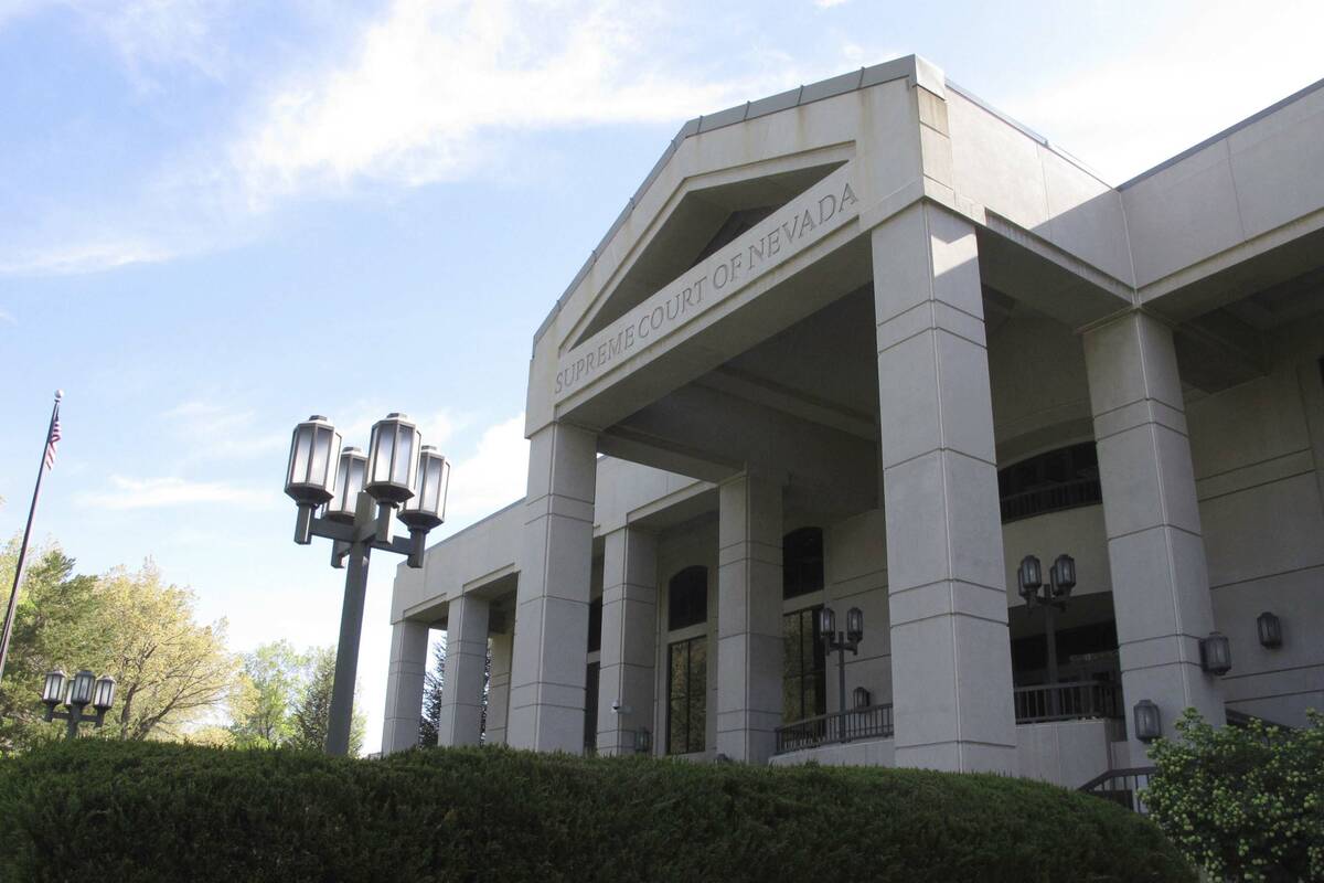 The Nevada Supreme Court (AP Photo/Scott Sonner)