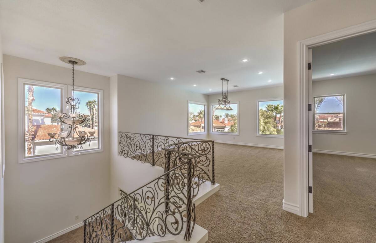 The former Las Vegas home of Mötley Crüe lead vocalist Vince Neil in the Spanish Hills gated ...