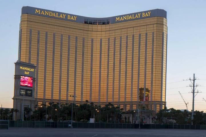 Mandalay Bay on the Strip, seen in 2018. (Las Vegas Review-Journal)