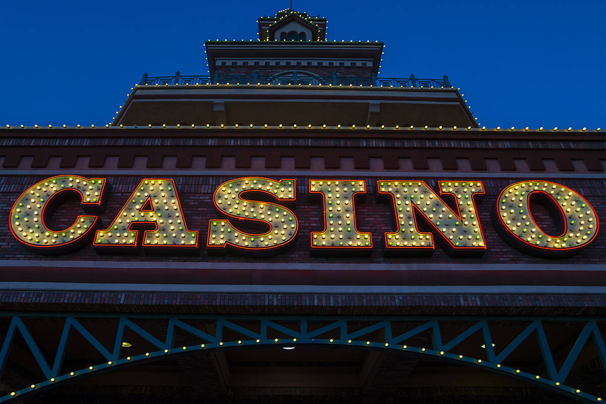 Boulder Station casino on Thursday, Sept. 3, 2020, in Las Vegas. (Benjamin Hager/Las Vegas Revi ...