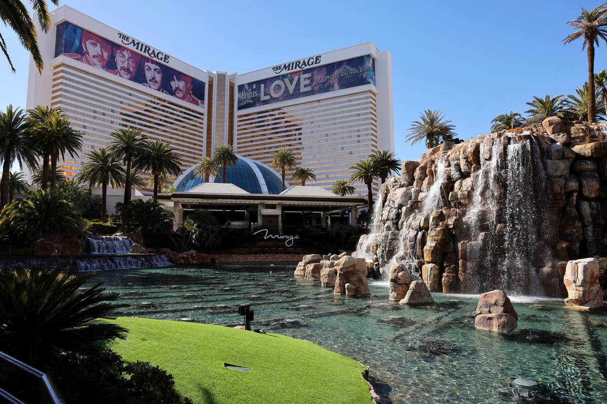 The Mirage on the Strip in Las Vegas Tuesday, March 7, 2023. Owner Hard Rock International file ...