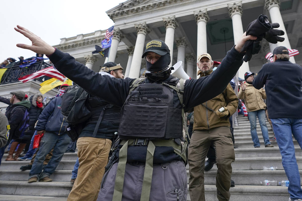 Rioters at the U.S. Capitol on Jan. 6, 2021, in Washington. Speaker Kevin McCarthy’s decision ...