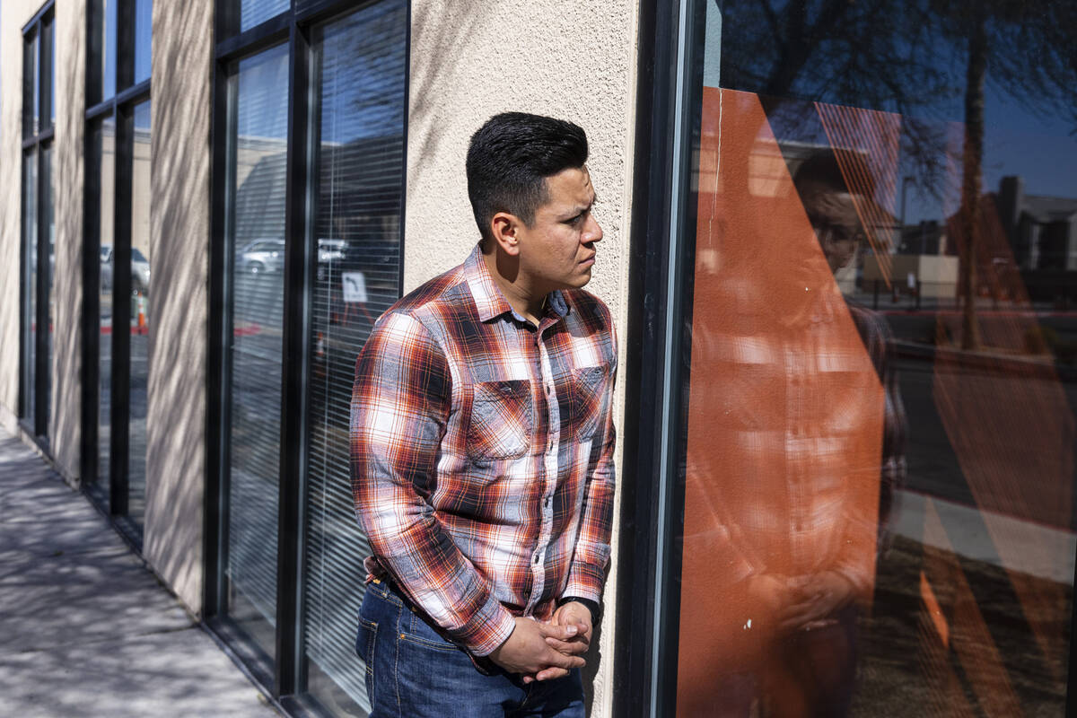 Johnny Dominguez, executive director of Leaders In Training (LIT), poses for a photo next to th ...