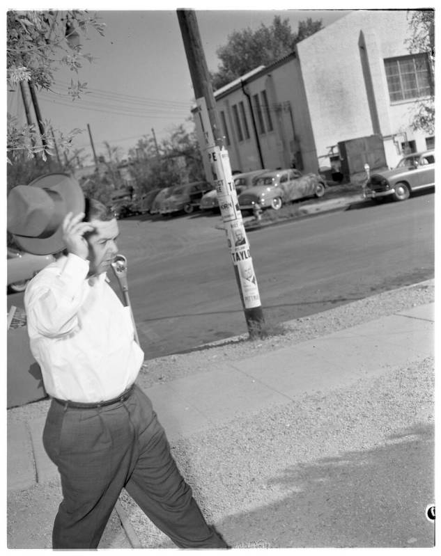 Former labor leader Ralph Alsup prepares to enter a Las Vegas courtroom in an undated photo. (F ...