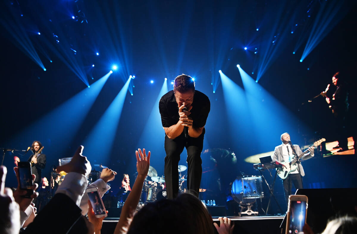 Dan Reynolds of Imagine Dragons is shown at "The Event," a benefit concert for the Shaq Foundat ...