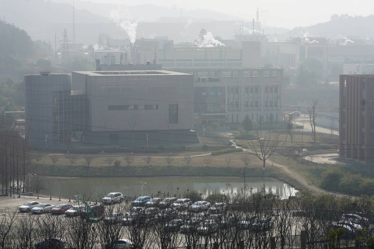 A view of the P4 lab inside the Wuhan Institute of Virology is seen after a visit by the World ...