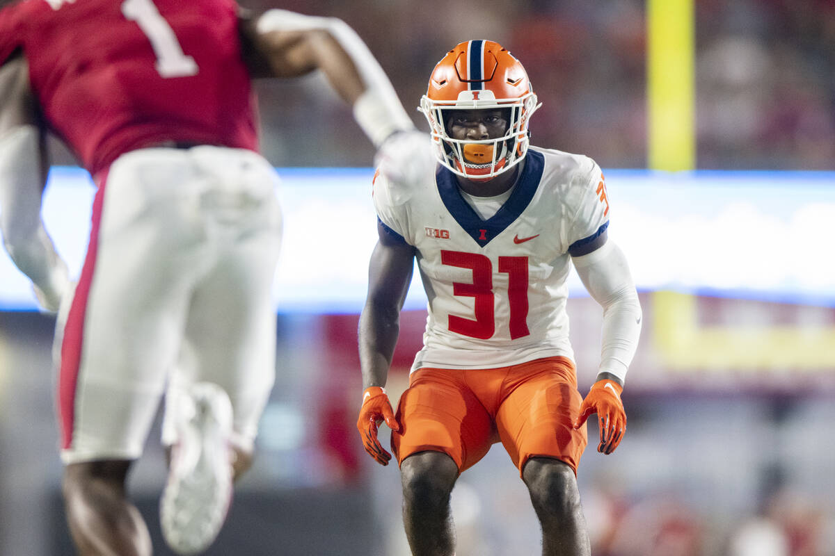 Illinois defensive back Devon Witherspoon (31) during an NCAA football game against the Indiana ...