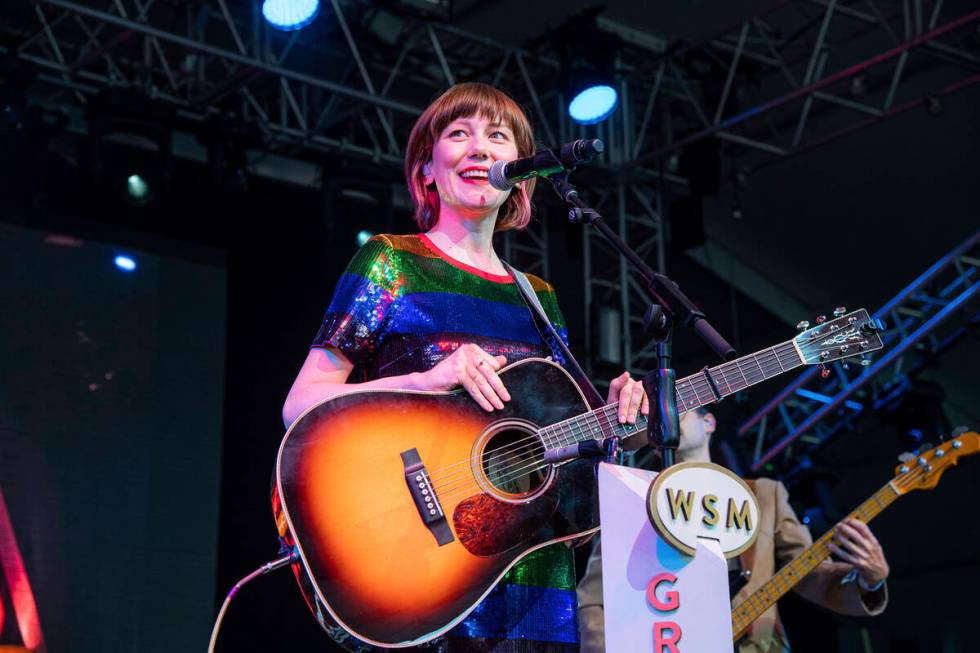 Molly Tuttle performs during the Grand Ole Opry performance at the Bonnaroo Music and Arts Fest ...