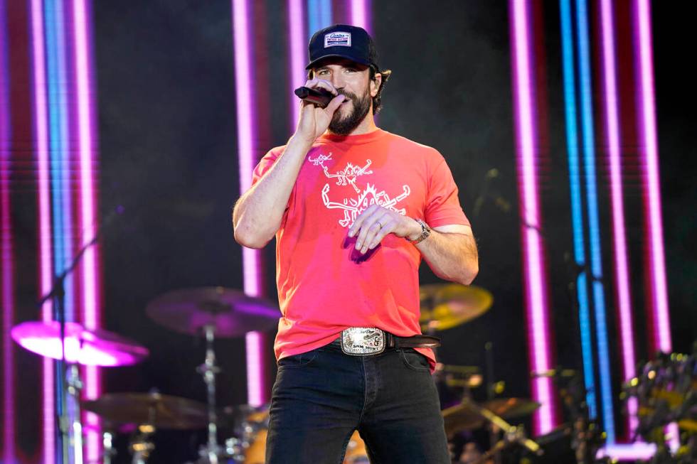 Sam Hunt performs during day 3 of the Windy City Smokeout outside the United Center on Saturday ...