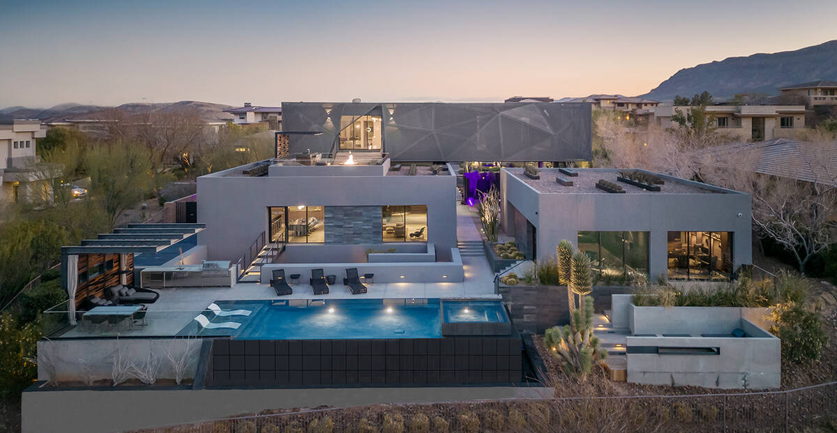 This 8,224-square-foot mansion in The Ridges in Summerlin is expected to be listed in a few day ...