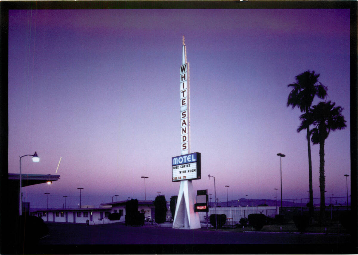 The White Sands Motel is shown in this 1998 photo. (Fred Sigman/Motel Vegas)