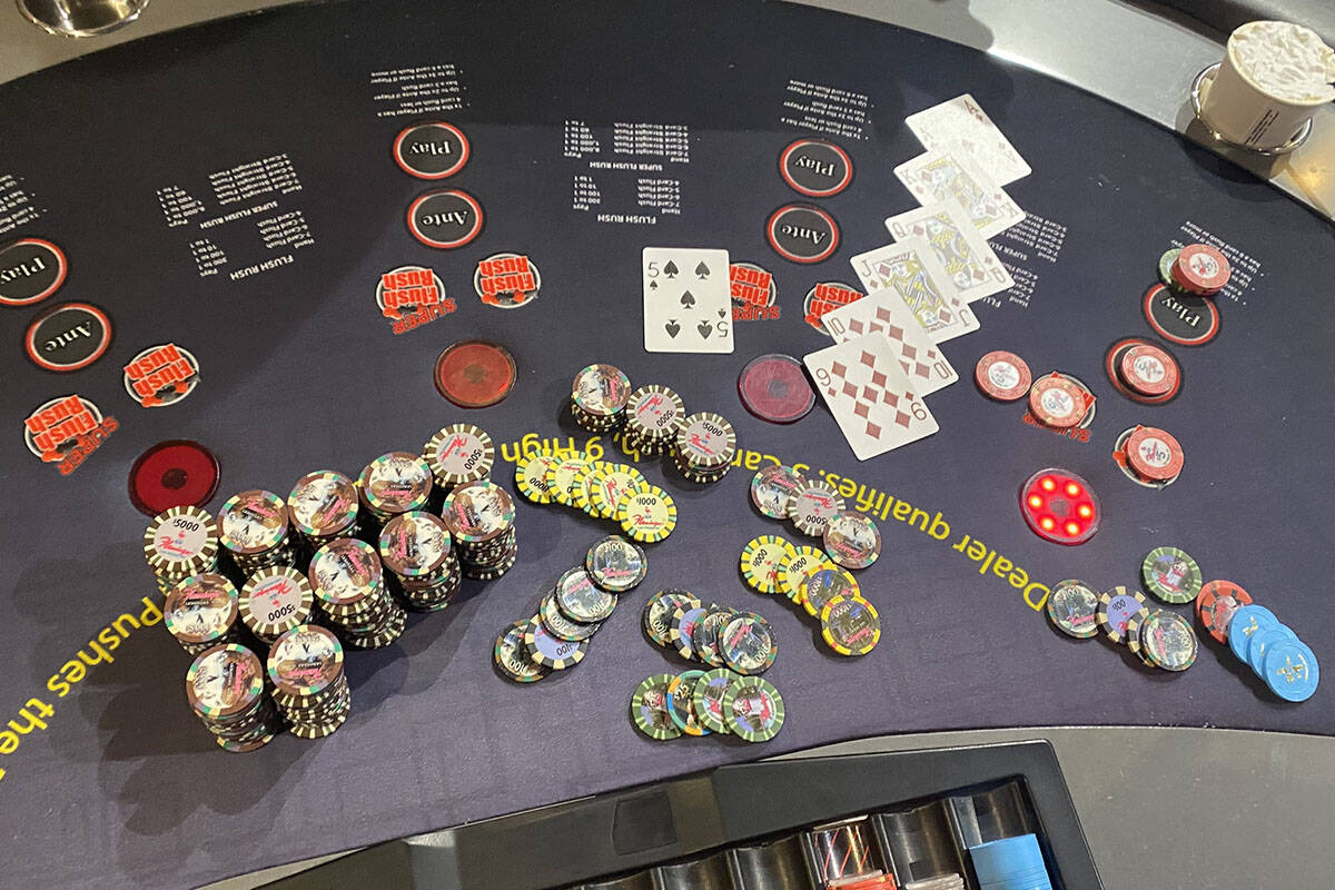 A player hit a progressive jackpot for $1,300,438 on I Luv Suits Poker on Saturday, April 1, 20 ...