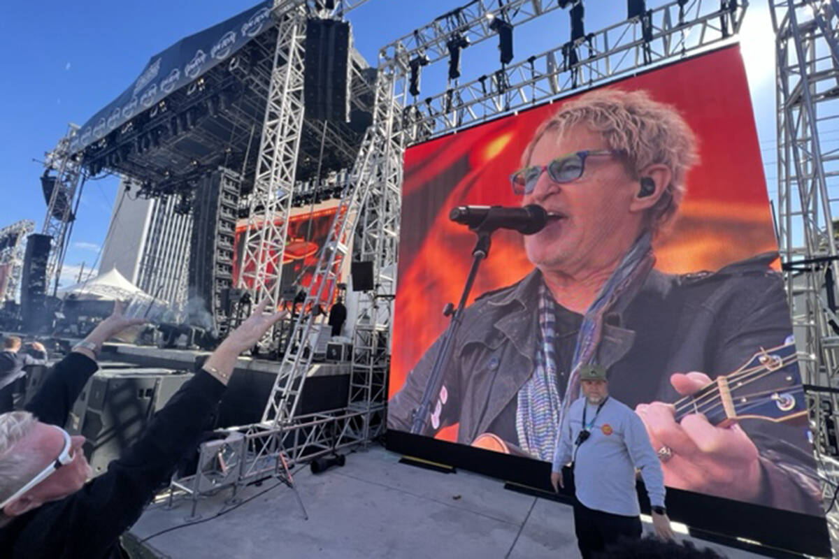 Kevin Cronin of REO Speedwagon is shown at the Jim Irsay Collection memorabilia exhibit and roc ...