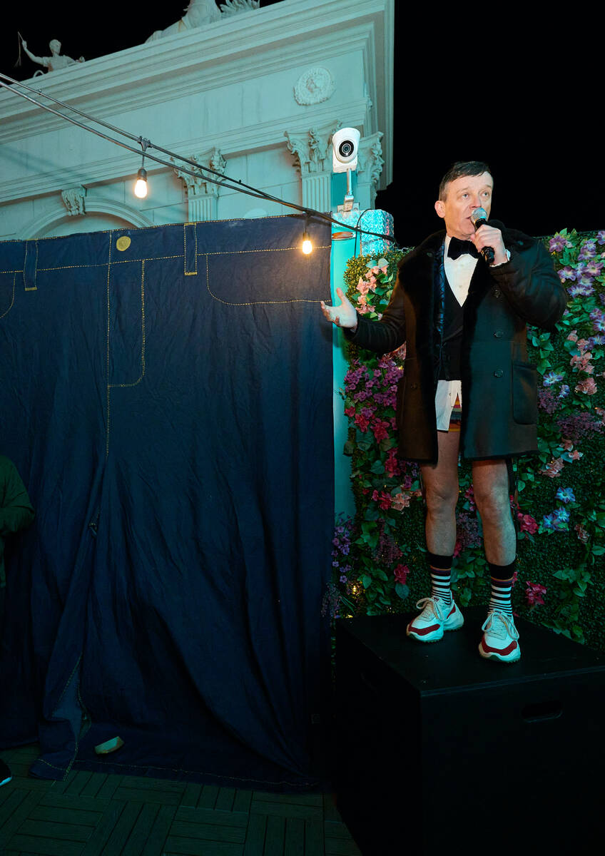 Spiegelworld founder Ross Mollison is shown during the No Pants Party during "Absinthe's" 12th ...